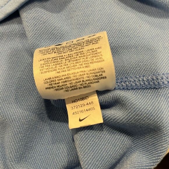 Nike Long Sleeve Light Blue Dry Fit Athletic Top Turtleneck Size Med - Picture 6 of 6